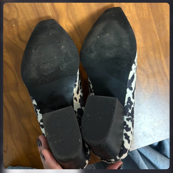 Crazy Train Cow Print Ankle Boots - Picture 4 of 4